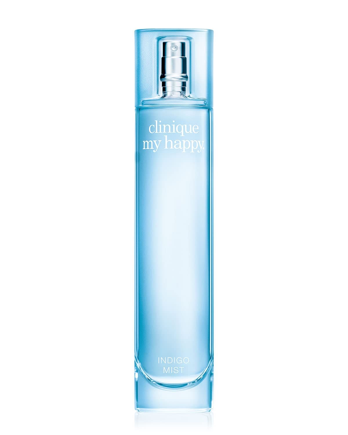 Clinique My Happy Fragrance Spray, Indigo Mist | Notes of Green Melon + Dewy Bluebells, Mini Travel Size, 0.5 Fl Oz