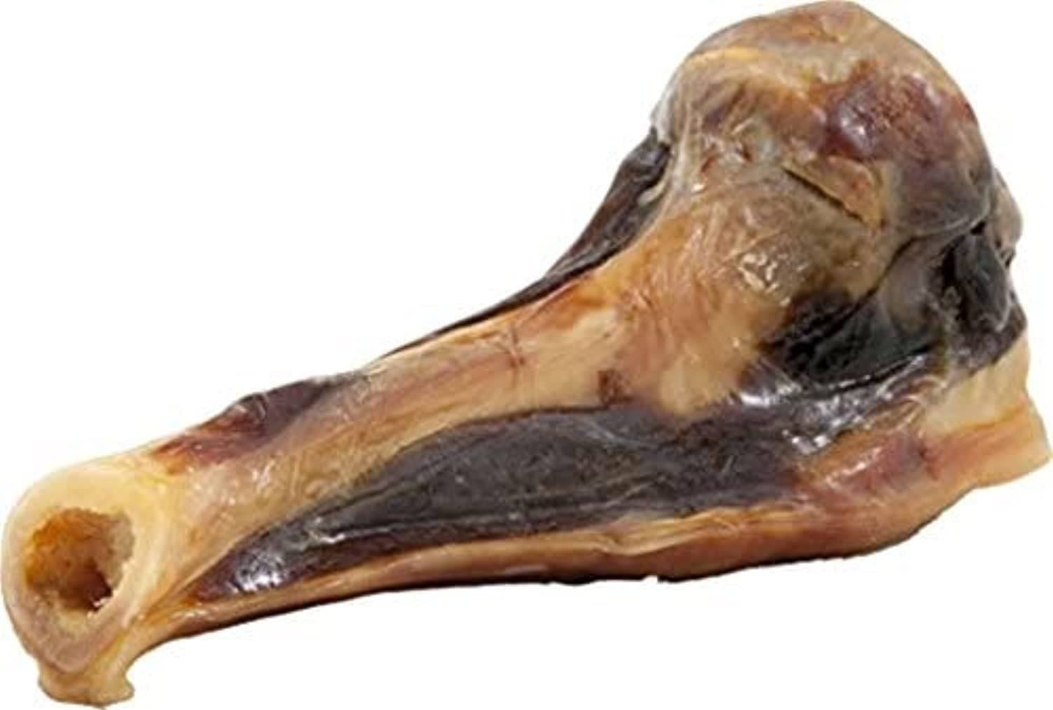 Alpha Spirit Vacuum Half Ham Bone Pet Dog Treats, Light Brown