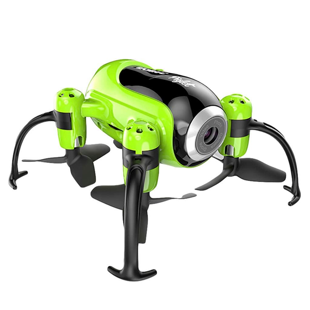 Piebo UDI U36W 2.4Ghz Drone with HD Camera 480p HD Camera RC Quadcopter with Wide Angle WIFI Camera Live Video RC Quadcopter Drone Altitude Hold Headless Mode for Beginners (Green)