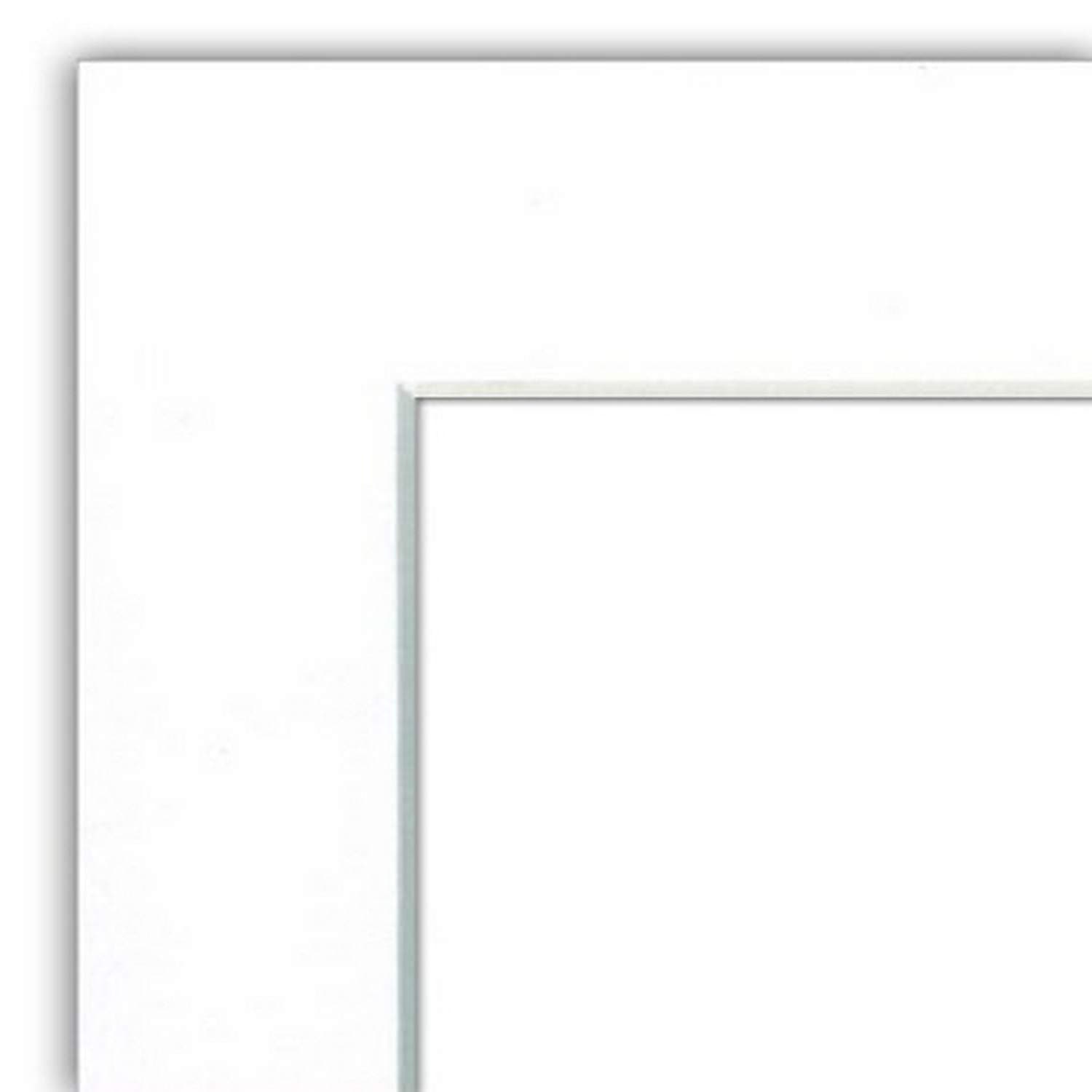 Imperial Frames White Mattboard, Fits 3-1/2 by 5-Inch Pictures into 5 by 7-Inch Frame