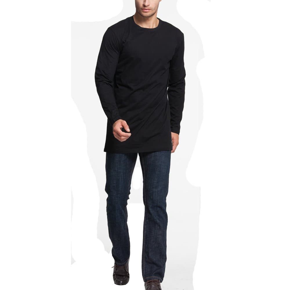 Men's Street Dance Hip Hop Yoga T-Shirts US size X-Large black