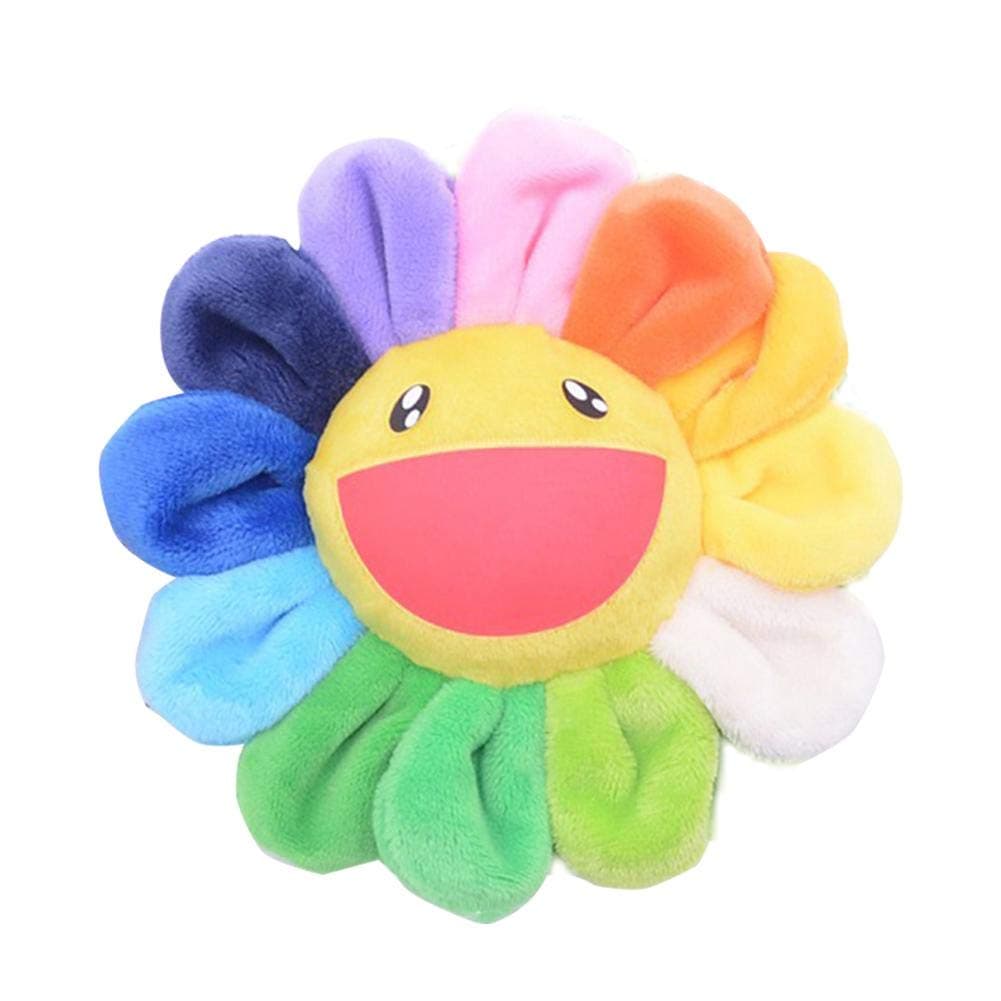 Eternitry Cartoon Cute Colorful Sun Flower Card Bag Small Satchel, Child/Adult Plush Coin Purse