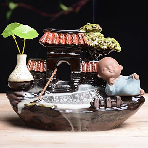 LLZJSQ Place/Back/Tea/Zen Incense Incense Tower/Sandalwood Incense Burner/Home /,A