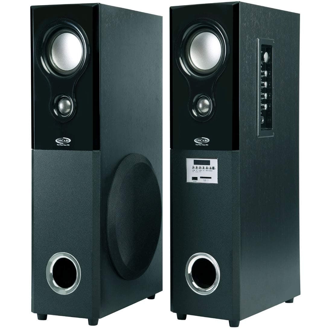 OSCAR OSC-16600BT - 2.0 Tower Bluetooth Speaker with Karaoke