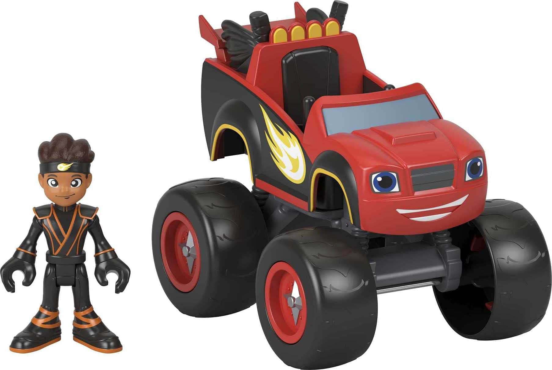 Fisher-Price Kid's Blaze and The Machines Monster Truck with Poseable Figure (3 & Up)