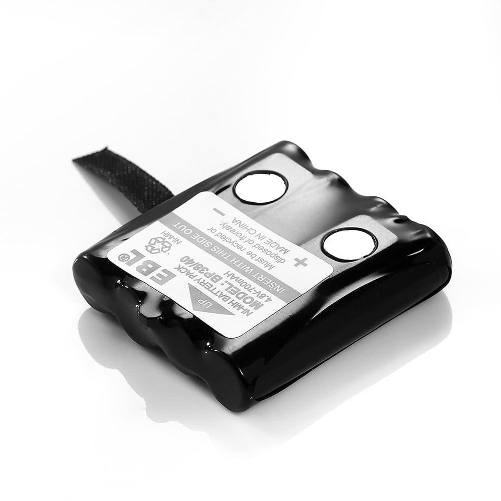 EBL EBL BP-38 Two-Way Radio Batteries 4.8V 700mAh Replacement Battery for Uniden BP-38 BP-39 BT-1013 BT-537 BP-40 FRS-008 (2 Pack)