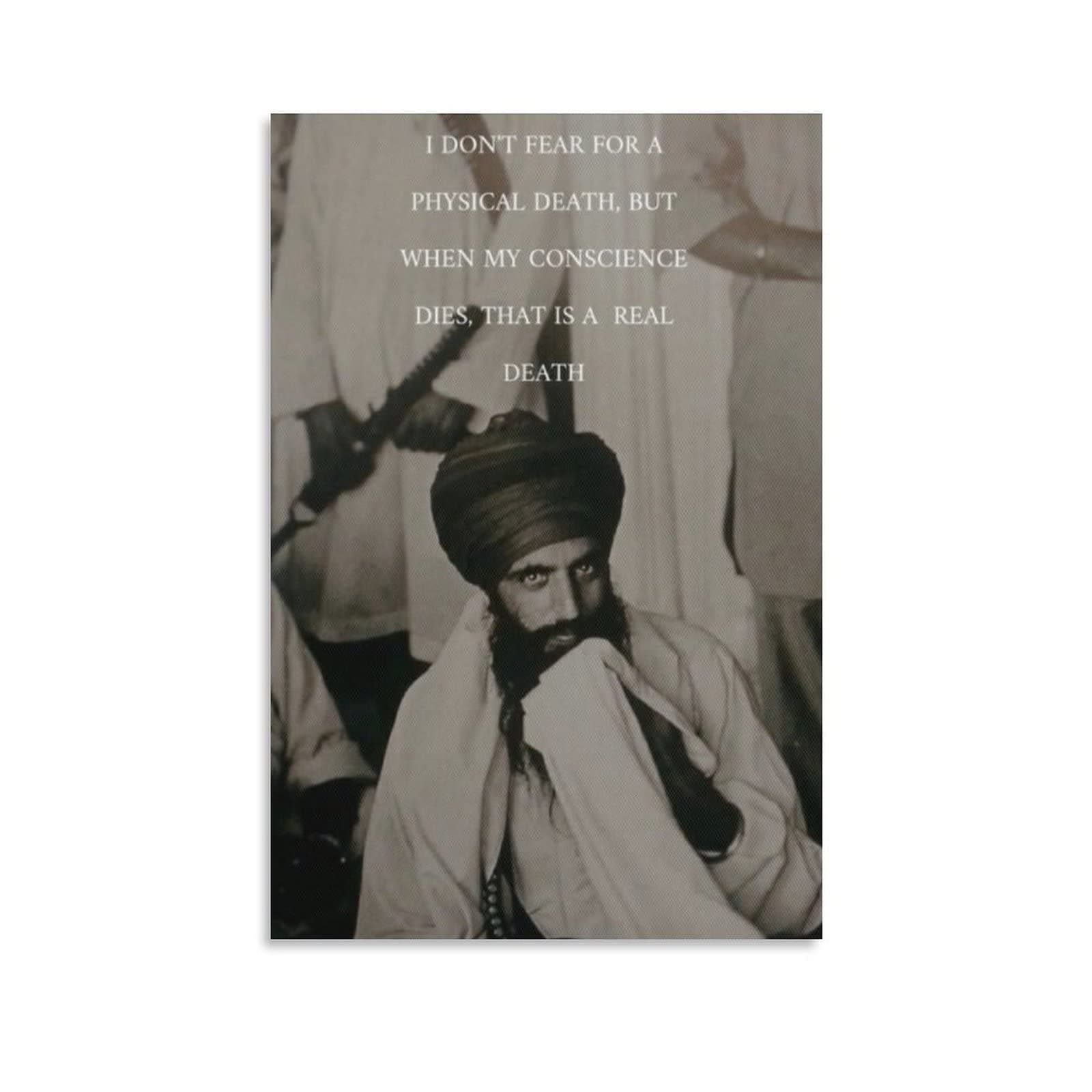 Sant Jarnail Singh Bhindranwale Posters (4) Print On Canvas Poster Scroll Wall Art Picture Family Home Decor Bedroom Decorative Posters 24x36inch(60x90cm)