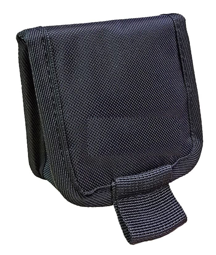 Naloxone compact carry pouch, ballistic nylon & insulated, hook & loop straps (reinforced with metal rivets & triple stitched) for duty belt deployment. Holds 1-2 doses of Naloxone (NOT included).