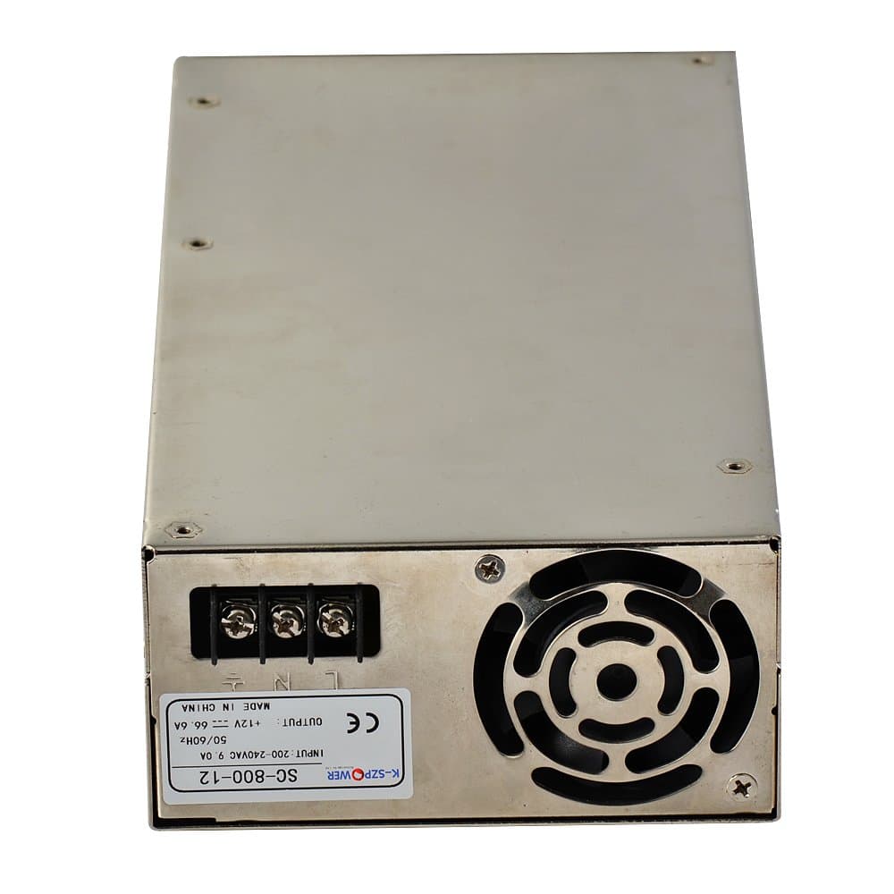 YGY 12V 66A 800W AC 110V/220V Converter Adapter Power Supply for LED Lighting,LED Strip,CCTV,3D Printers (DC 12V 800Watts)