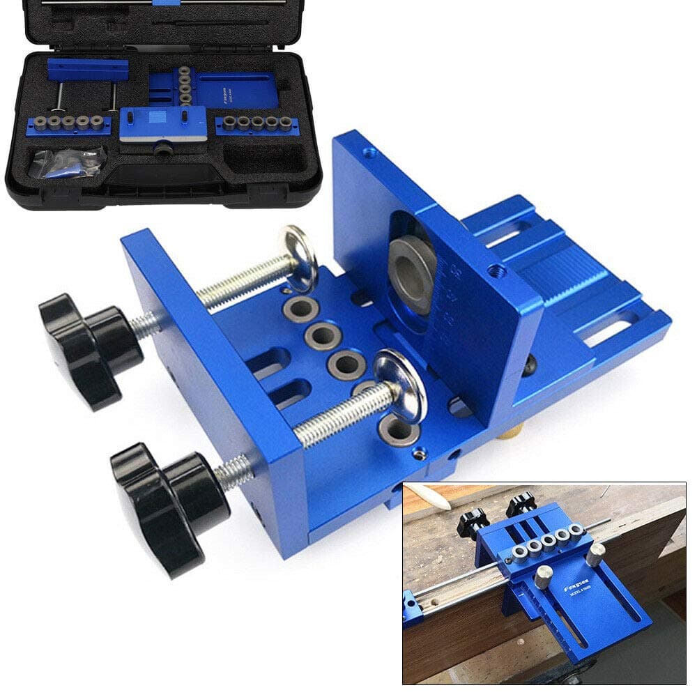 Doweling Jig Kit for 6/8/10mm Dowel Drilling Sleeves Tool, 28PCS Doweling Jig Set with Box, Woodworking Position for Woodworking Furniture Repair USA