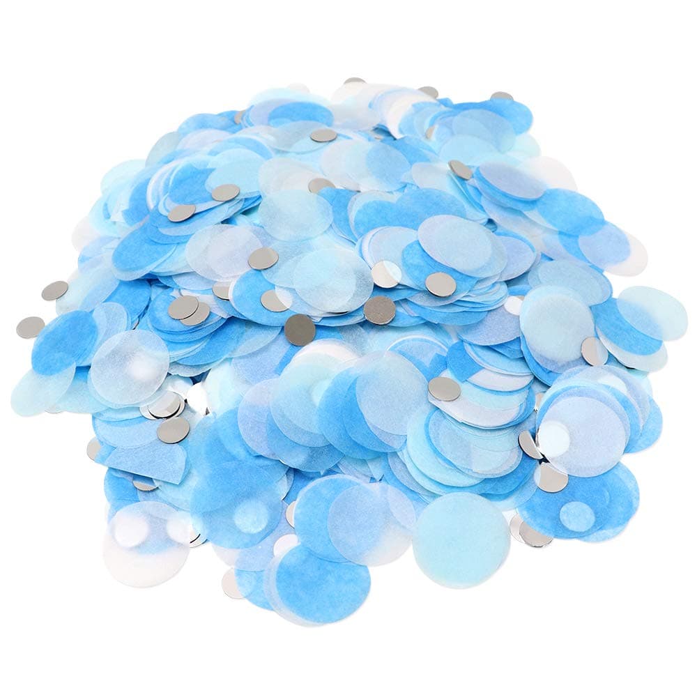 VCOSTORE 5000 Pcs Confetti Multicolour - Wedding Confetti Table Paper Circles Confetti Gender Reveal Confetti For Hen Party, Birthday and Gender Reveal(50g)