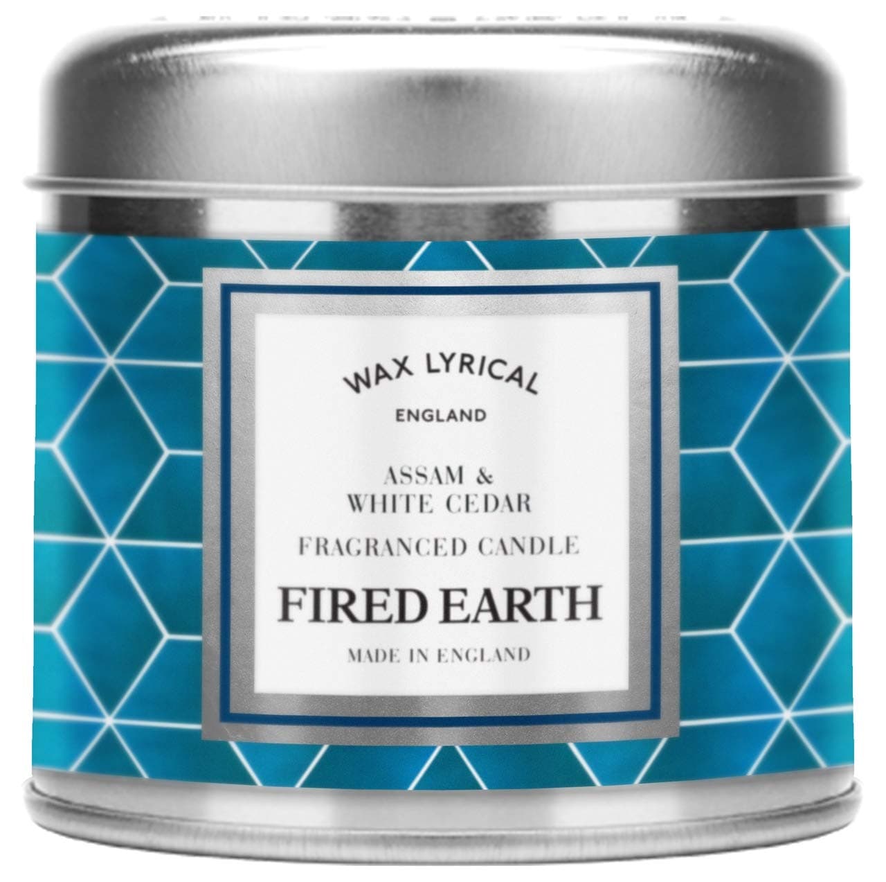 Wax Lyrical Fired Earth Assam & White Cedar Candle Tin