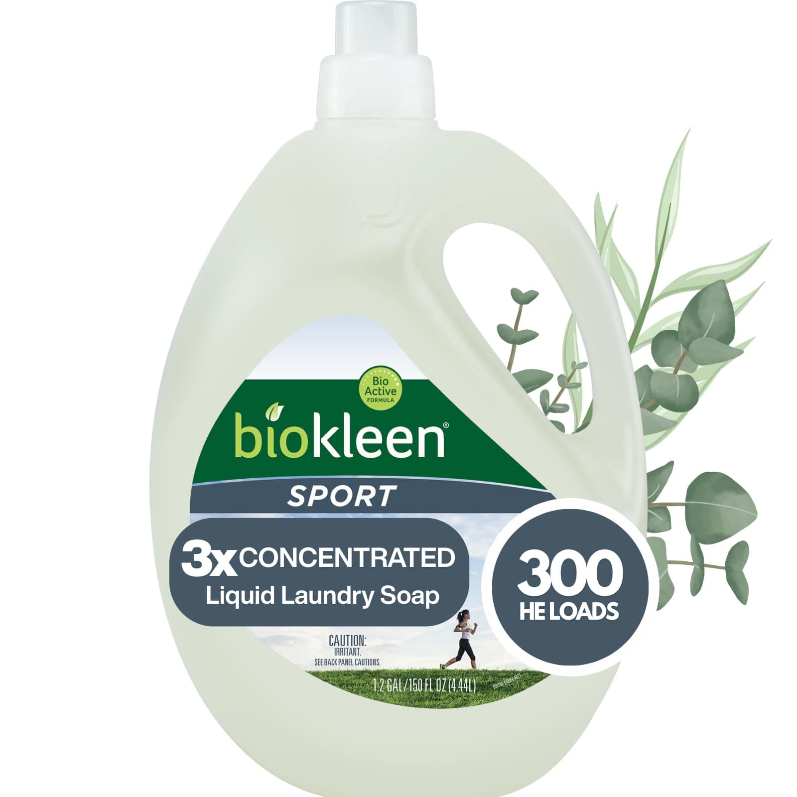 Biokleen Natural Sport Concentrated Laundry Detergent 300 Loads