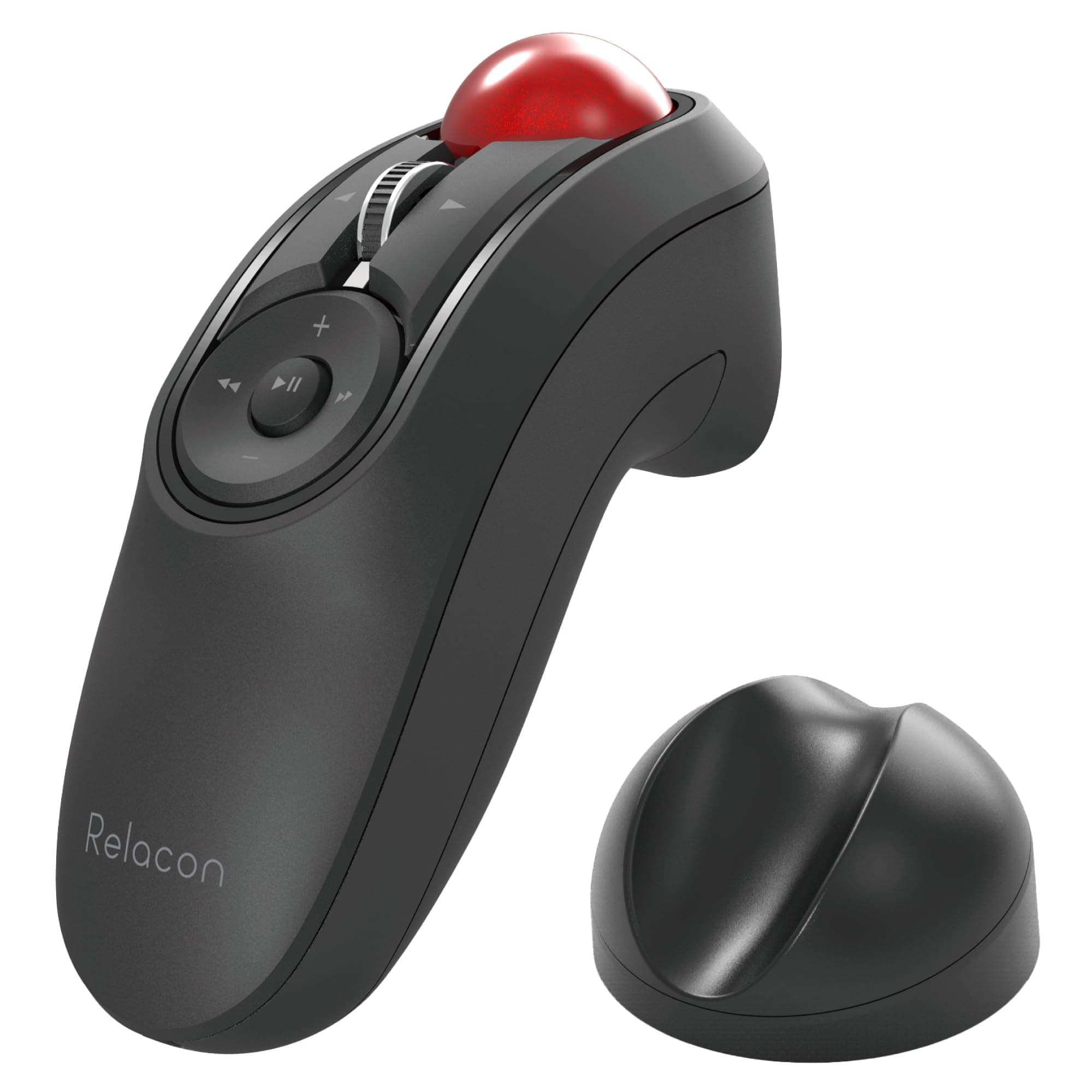 Handheld Bluetooth Thumb-operated Trackball Mouse, 10-Button Function with Smooth Tracking, Precision Optical Gaming Sensor, Left / Right Handed (M-RT1BRXBK)