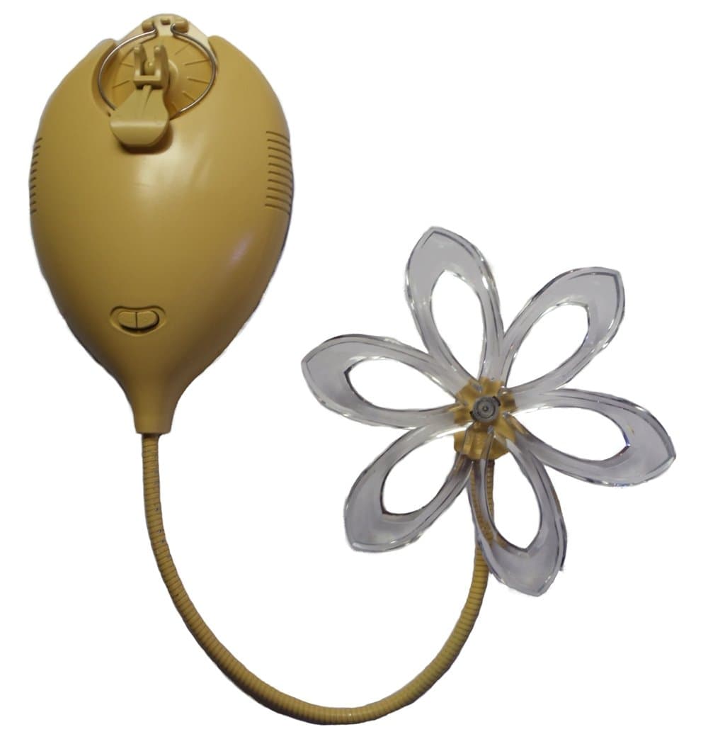 Moonbeam Solar Powered Nightlight Flower, Yellow