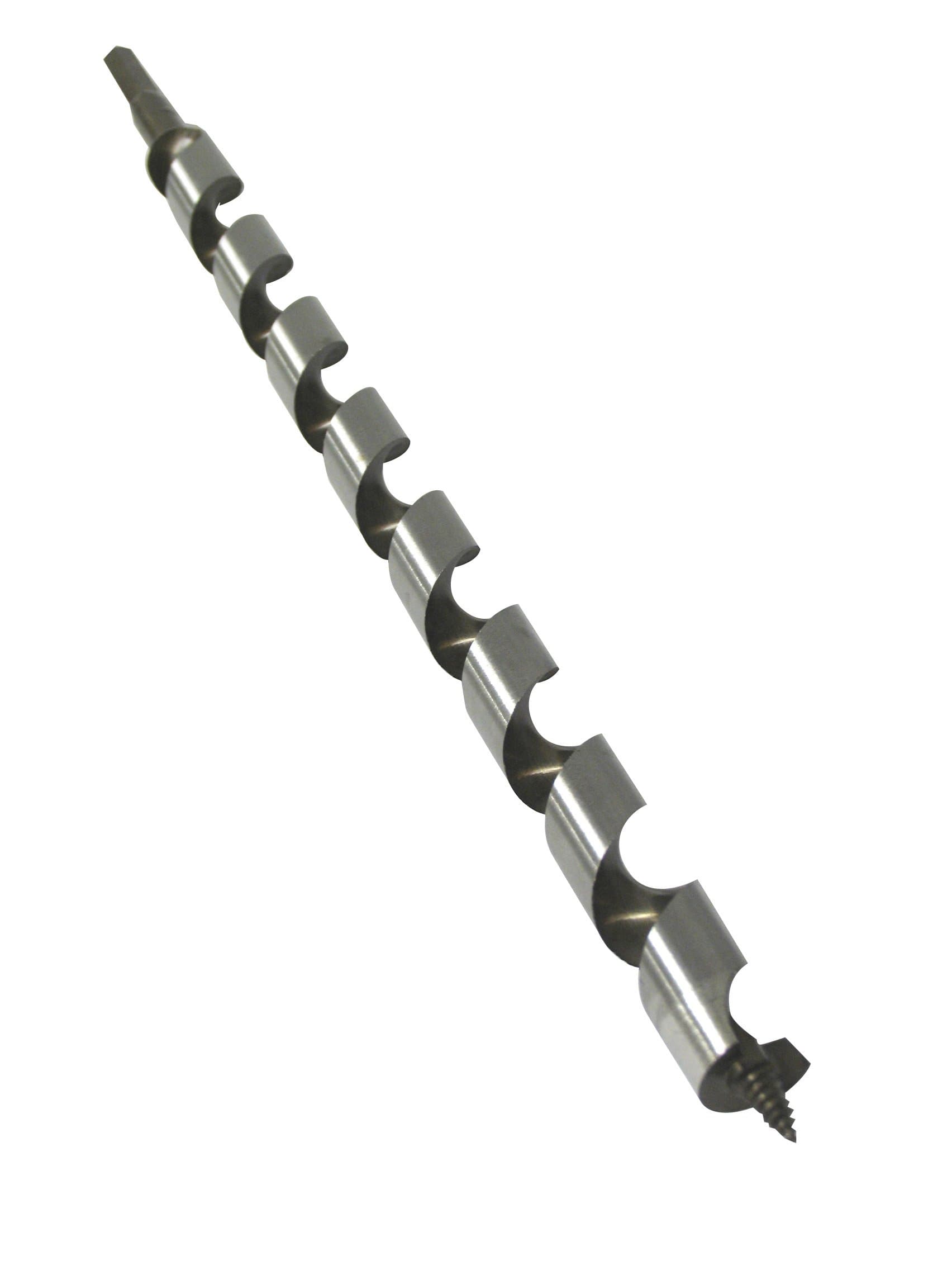 Greenlee 66PT-1 Nail Eater Bit with Self-Feeding Screw Point, 1 x 18 Steel Nail Eater Drill Bit with 7/16" Hexagonal Shank