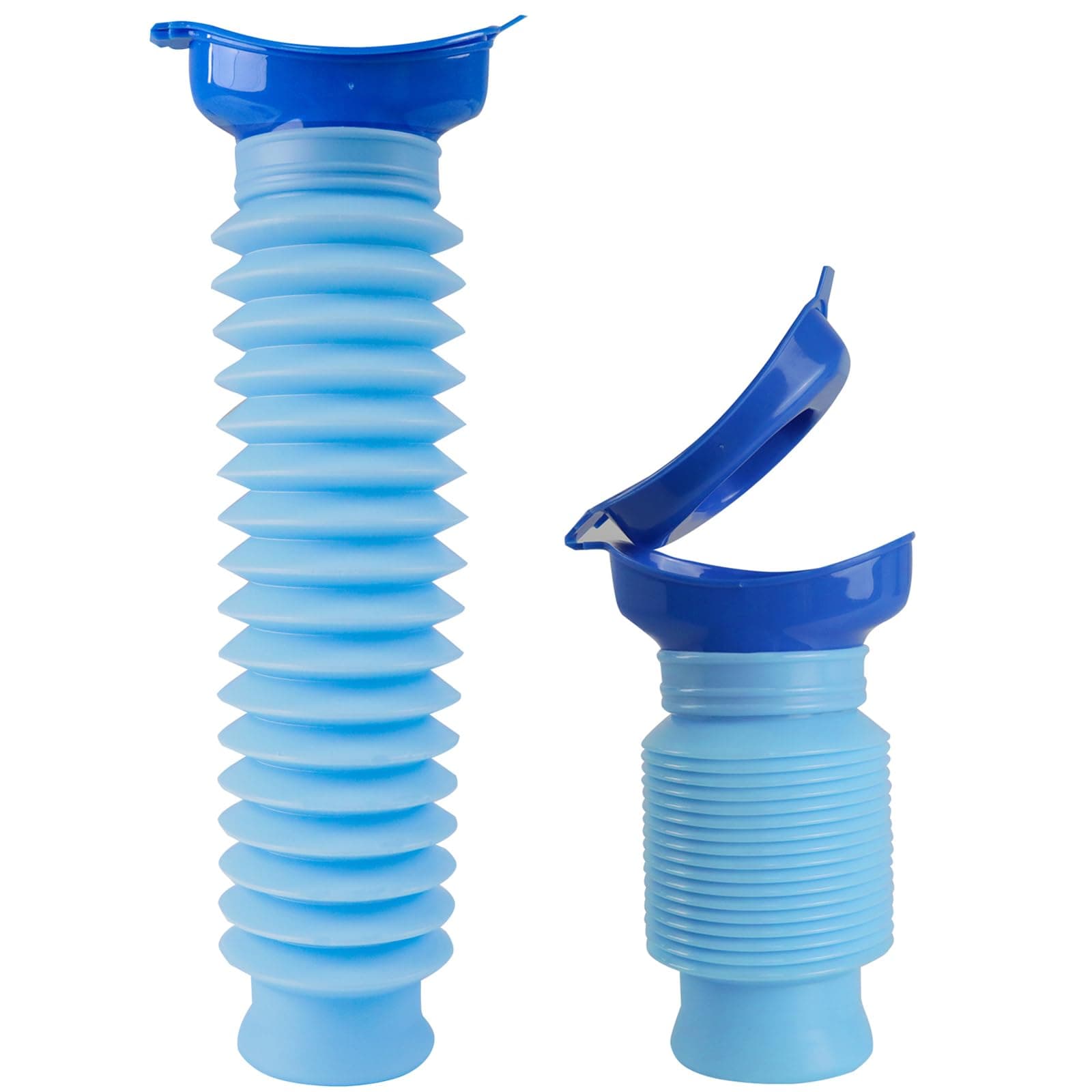 Shrinkable Urinal, Portable Urinals for Men Women, Male Female Outdoor Travel Personal Mobile Toilet, Potty Pee Urine Bottle, Reusable Emergency Urinal for Camping Car Traffic Jam, Queuing (750 ML)