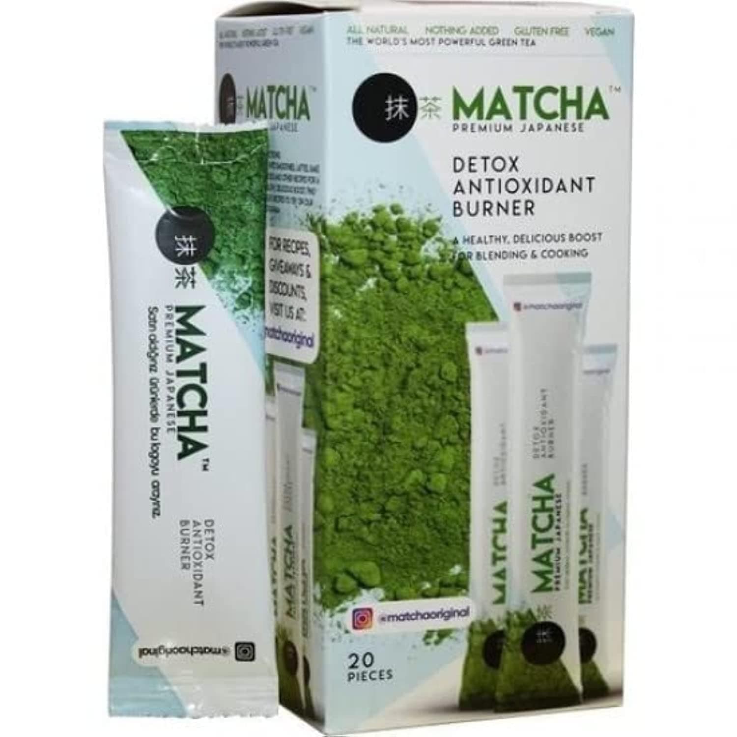 Japanese Original Matcha Tea Detox Fat Burner Antioxidant Detox Tea
