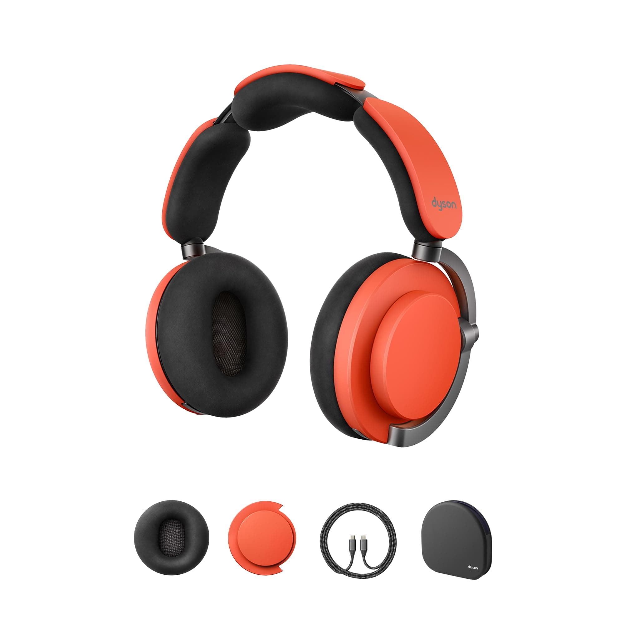 OnTrac WP02 Wireless Bluetooth Noise-Cancelling Headphones (Ceramic Cinnabar)