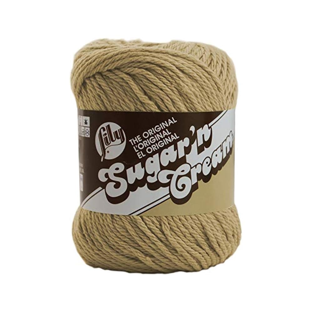 Sugar'N Cream Yarn - Solids - Jute (Pack of 6)