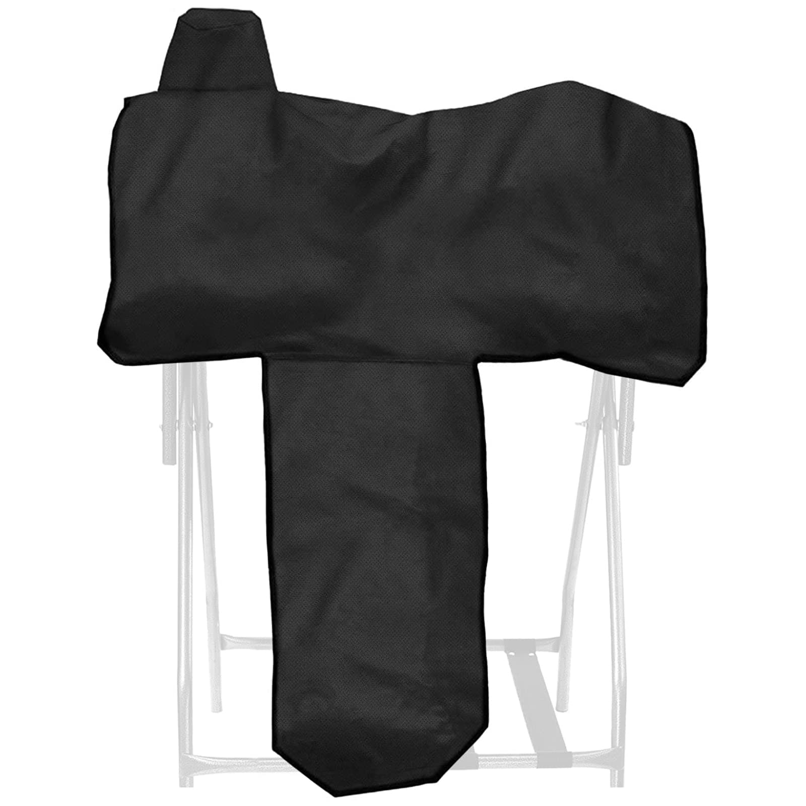 Oxford Fabric Western Saddle Cover, Waterproof Protective Cover with 6 Elastic Straps, Sturdy Scratch-Proof Case for Most Full-Size Western Saddles