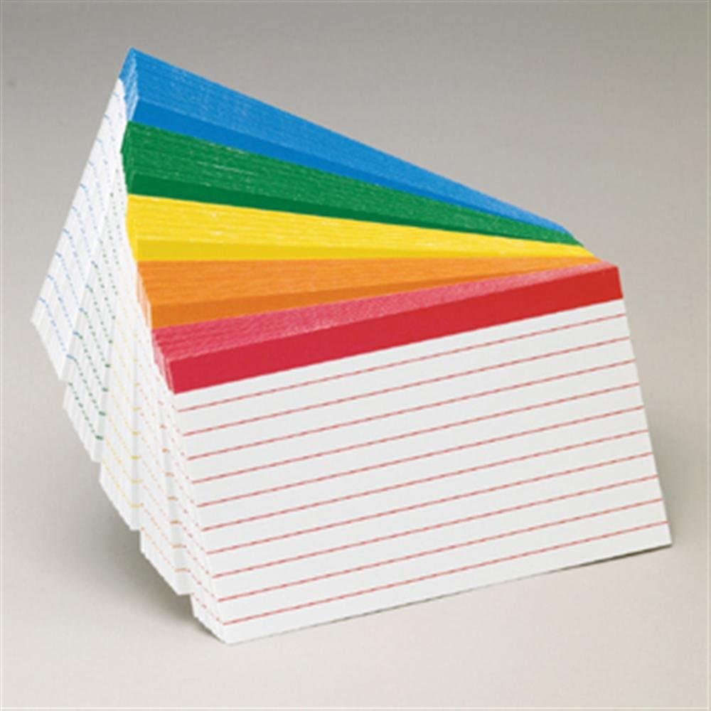 ESS04754 - OXFORD COLOR-CODED INDEX CARDS 4X6