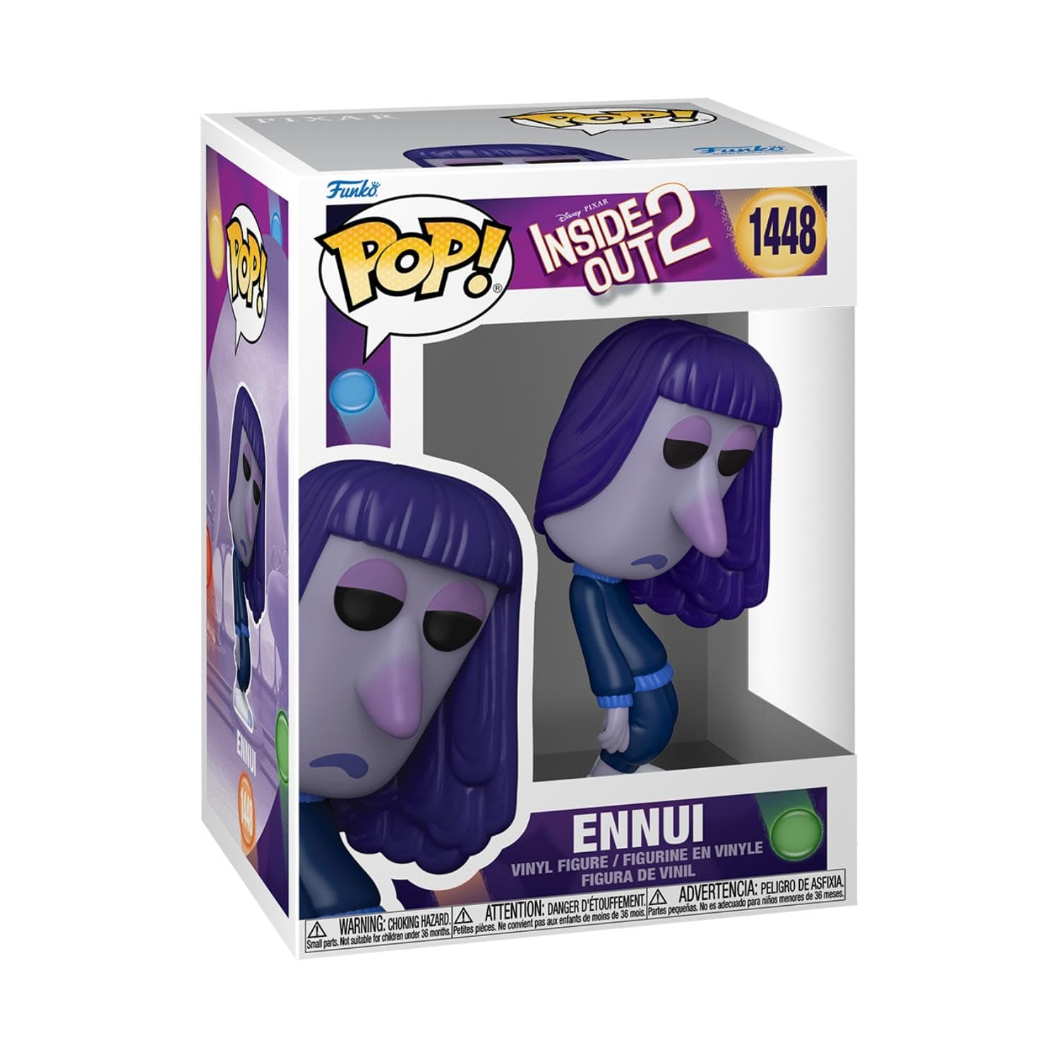 Pop! Disney: Inside out 2 - Ennui - Collectible Vinyl Figure - Gift Idea - Official Merchandise - Toys for Children and Adults - Movies Fans - Doll for Collectors and Exhibition