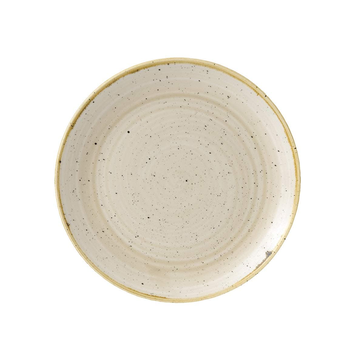 Churchill Stonecast Coupe Plate Nutmeg Cream 217mm