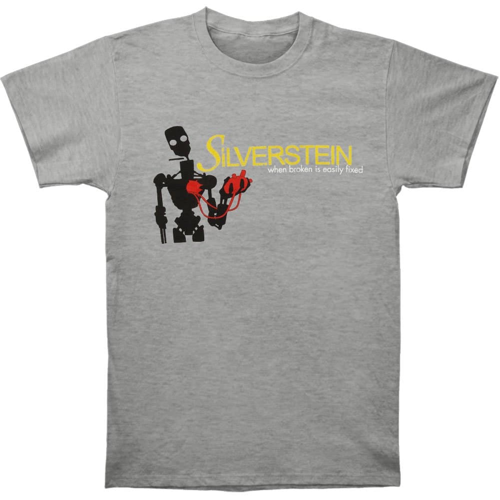 Silverstein Men's Robot T-shirt XX-Large Heather