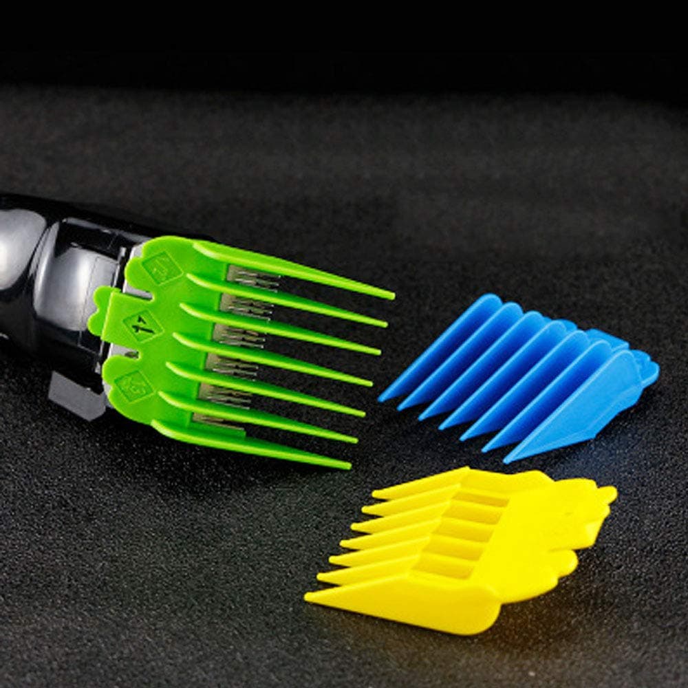 3 Pcs Professional Colorful Hair Clipper Combs Guides, Wahl Replacement Guards Set 3/8" to 5/8" Fits for All Wahl Clippers/Trimmers
