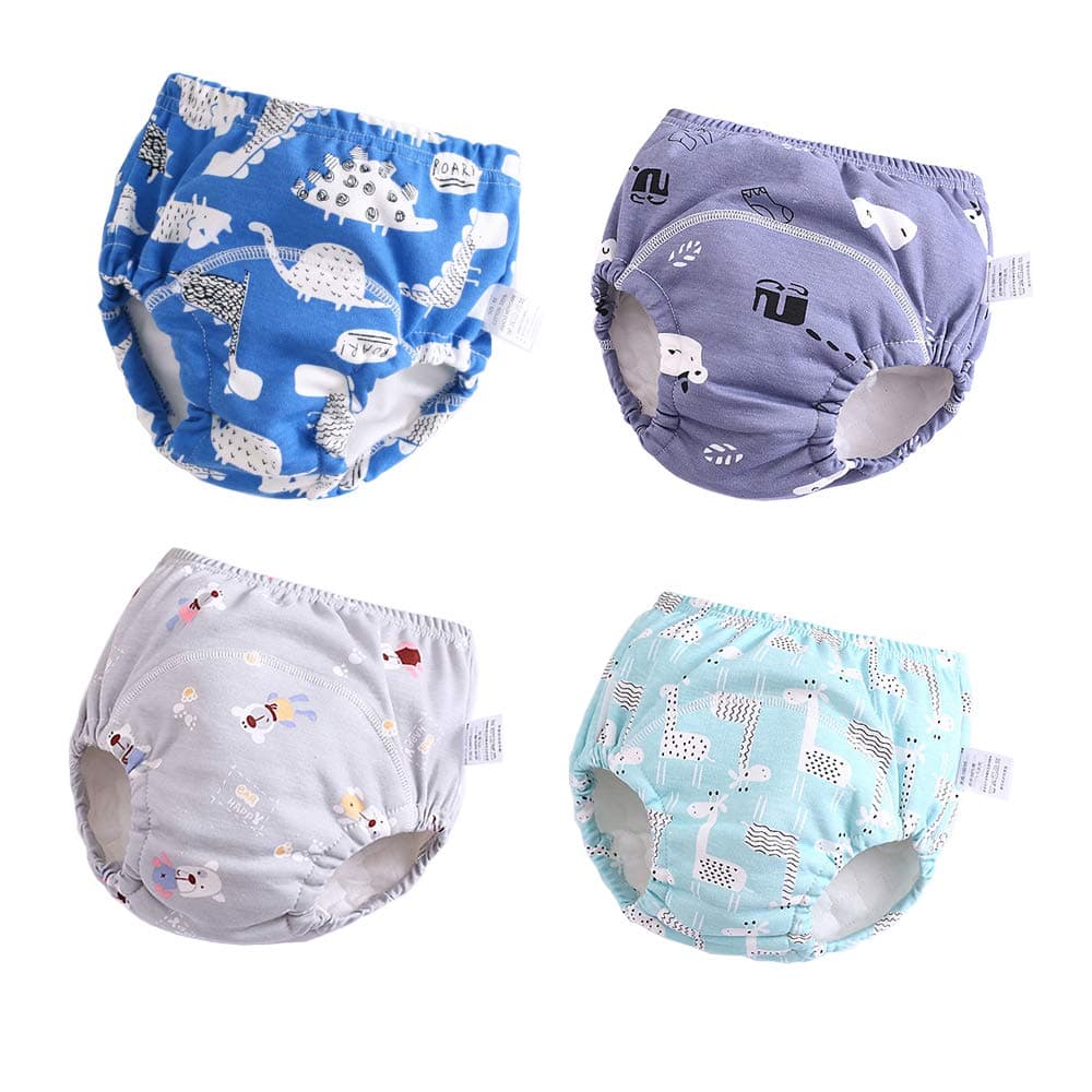 Baby Girls Cotton Training Pants Toddler Potty Training Underwear for Boys and Girls