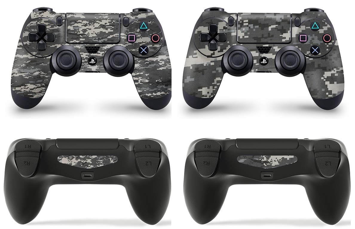 giZmoZ n gadgetZ 2 x DIGITAL CAMO PlayStation 4 PS4 Controller Skins Full Wrap Vinyl Sticker