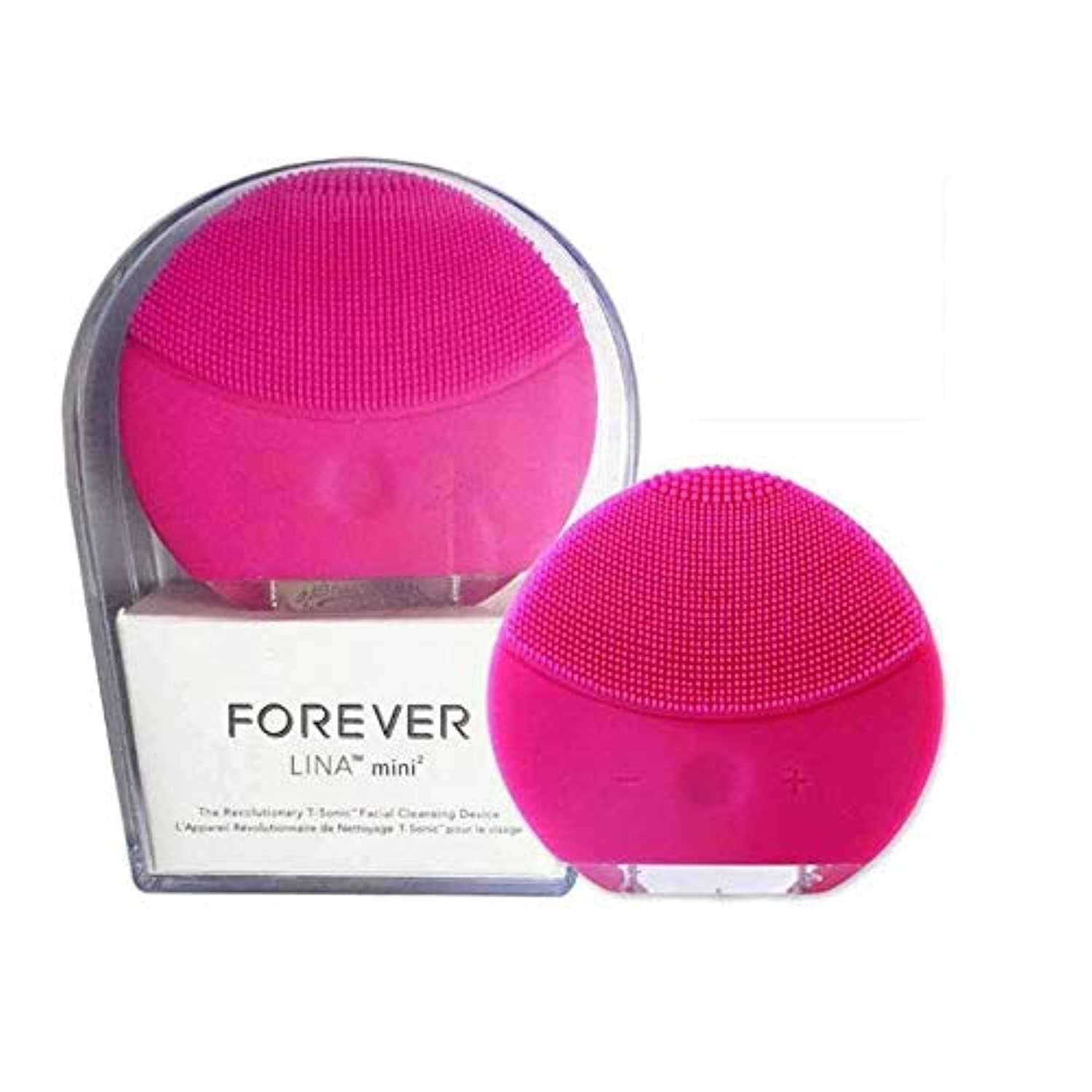 Forever Lina Mini Facial Cleansing Brush Magenta