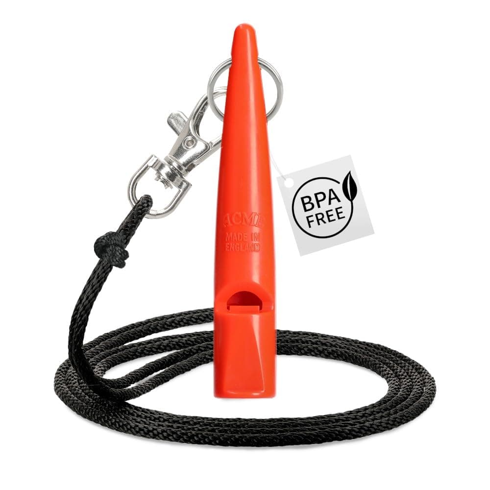 211.5 Dog Whistle Orange with Whistle Band
