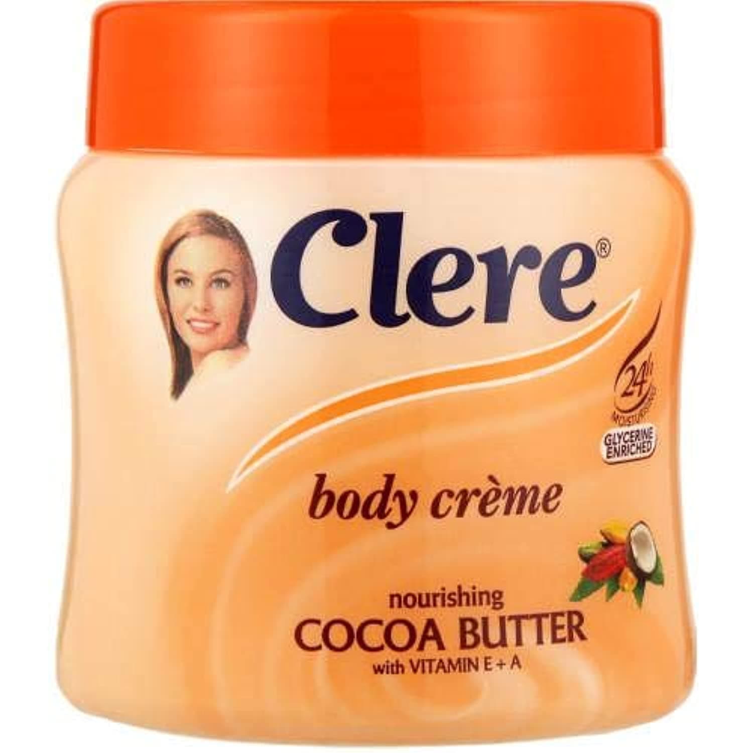 CLERE Nourishing Cocoa Butter Body Cream, 300ml