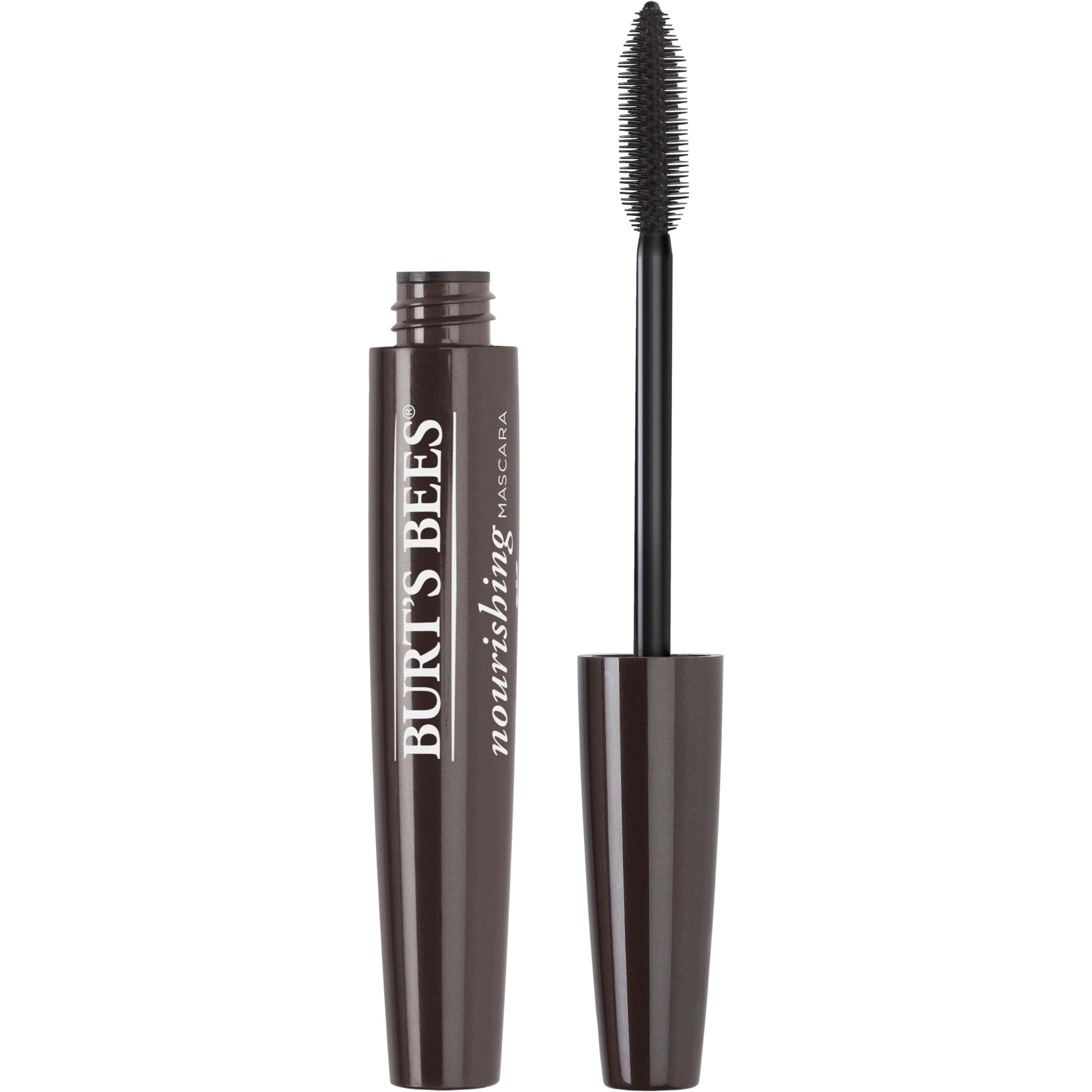Burt's Bees 100% Natural Nourishing Mascara, Black Brown, 0.4 Ounce