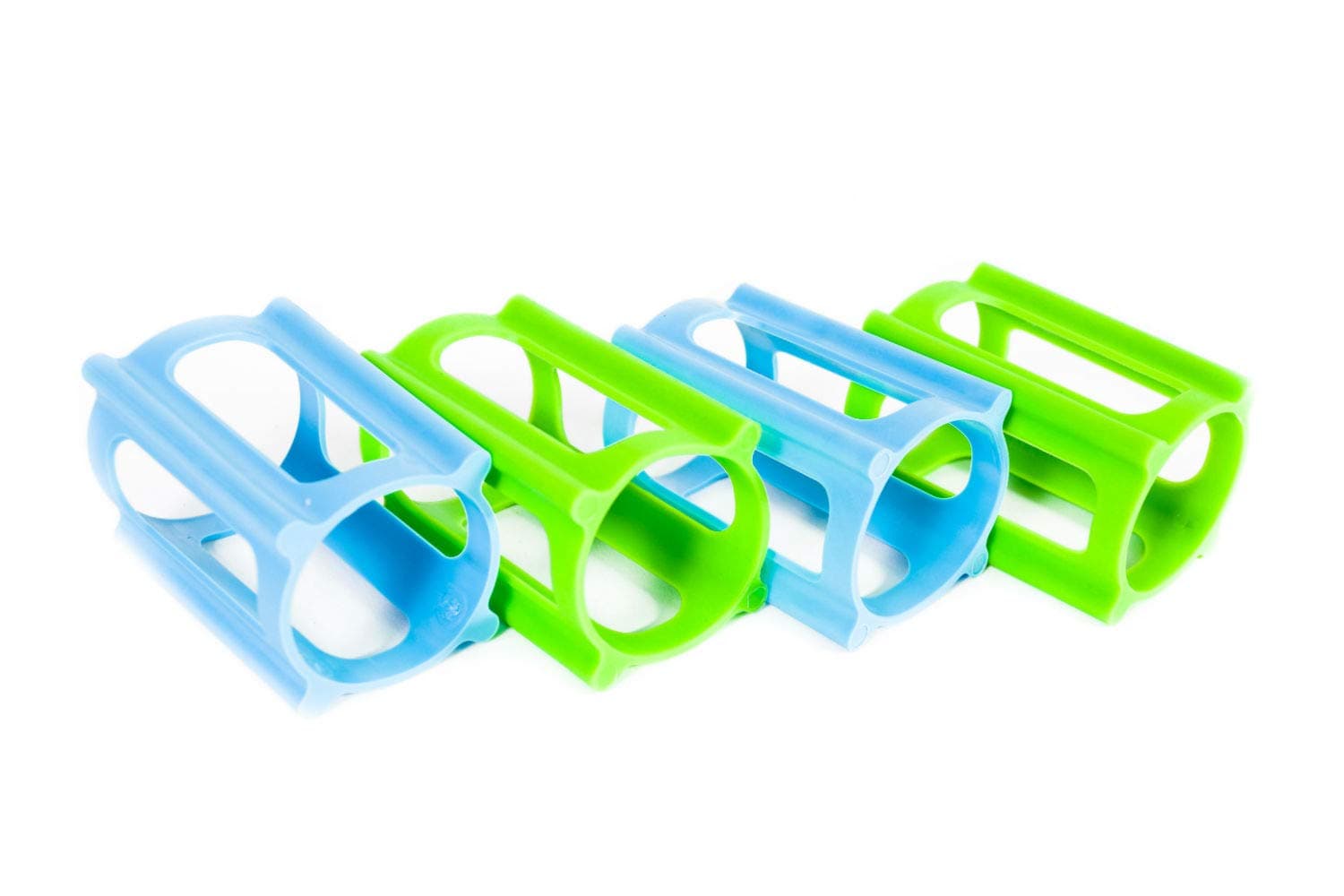 SKATERTRAINER The Official Skater Trainers | Patented Accessories for Skateboards Wheels | Engineered and Made in USA (Combo Neon Green/Blue Set)