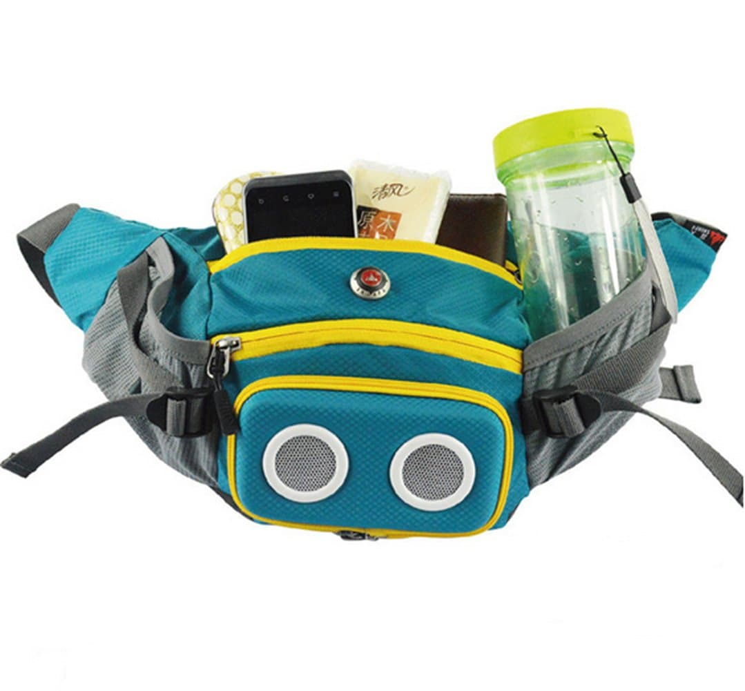 Outdoor Running Travelling Cycling Portable Mobile Speaker Waist Bag Music Speaker Waist Pack (J-31)