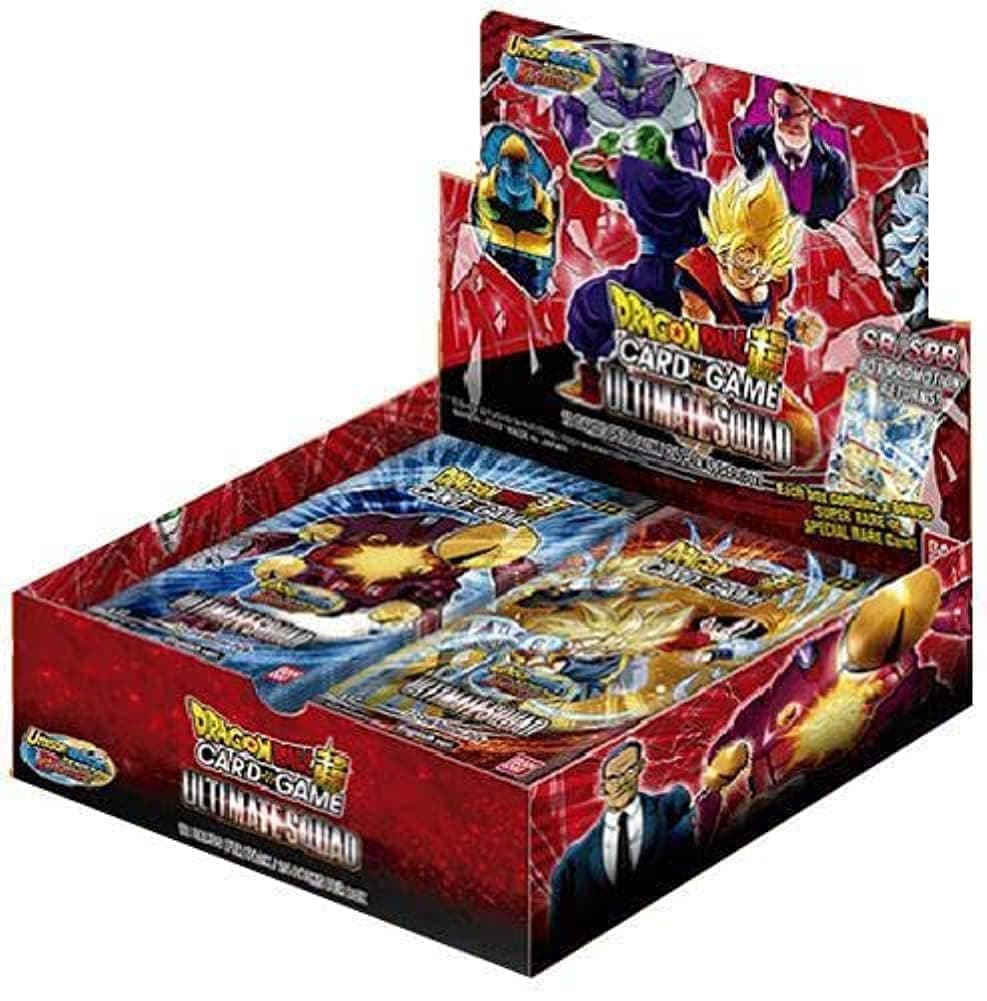 Dragon Ball Super Card Game: Ultimate Squad Booster Box, Red