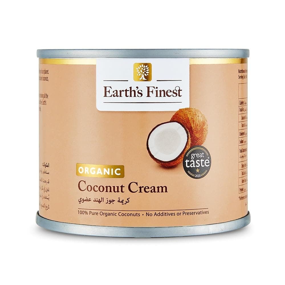 Earth'S Finest Organic Coconut Cream 200Ml
