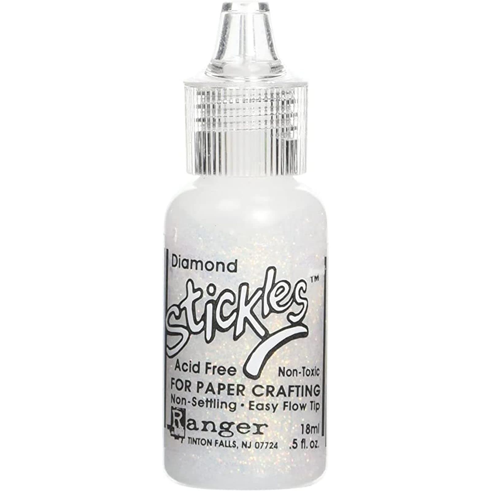 17028 Stickles Glitter Glues Industries Stickles, Diamond,0.5oz