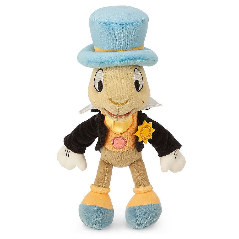 Disney Store Pinocchio Jiminy Cricket 9" mini Bean Bag Plush