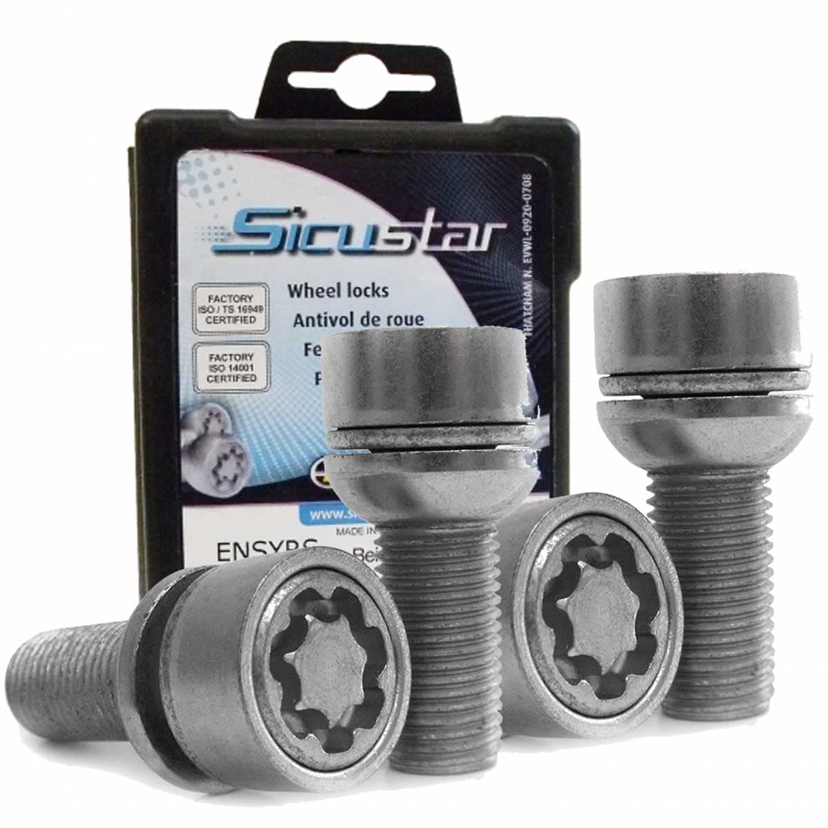 08.06.2020 /LB/ Tracer Felgenschloss - Schraube M14x1,5 Kugel R13 SW17 28mm Typ Sicustar FSS-1297 OE: NEIN