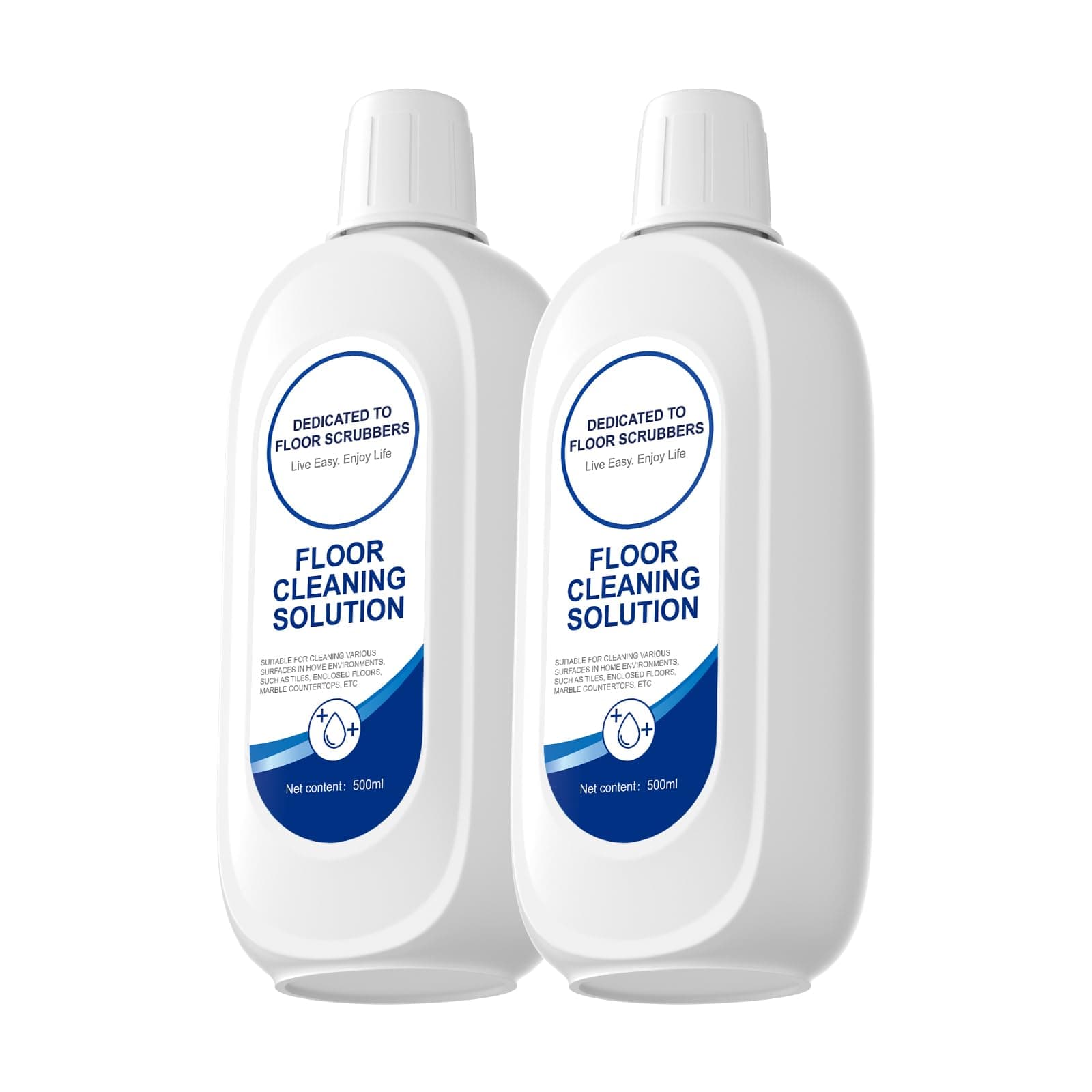 Floor Cleaning Solution Compatible With Tineco, Deep Cleans for Multiple Hard Floors, Suitable With All Robot Vacuums with Mopping and Cordless Wet/Dry Vacuum Mop Cleaner (Original 2 Bottle)