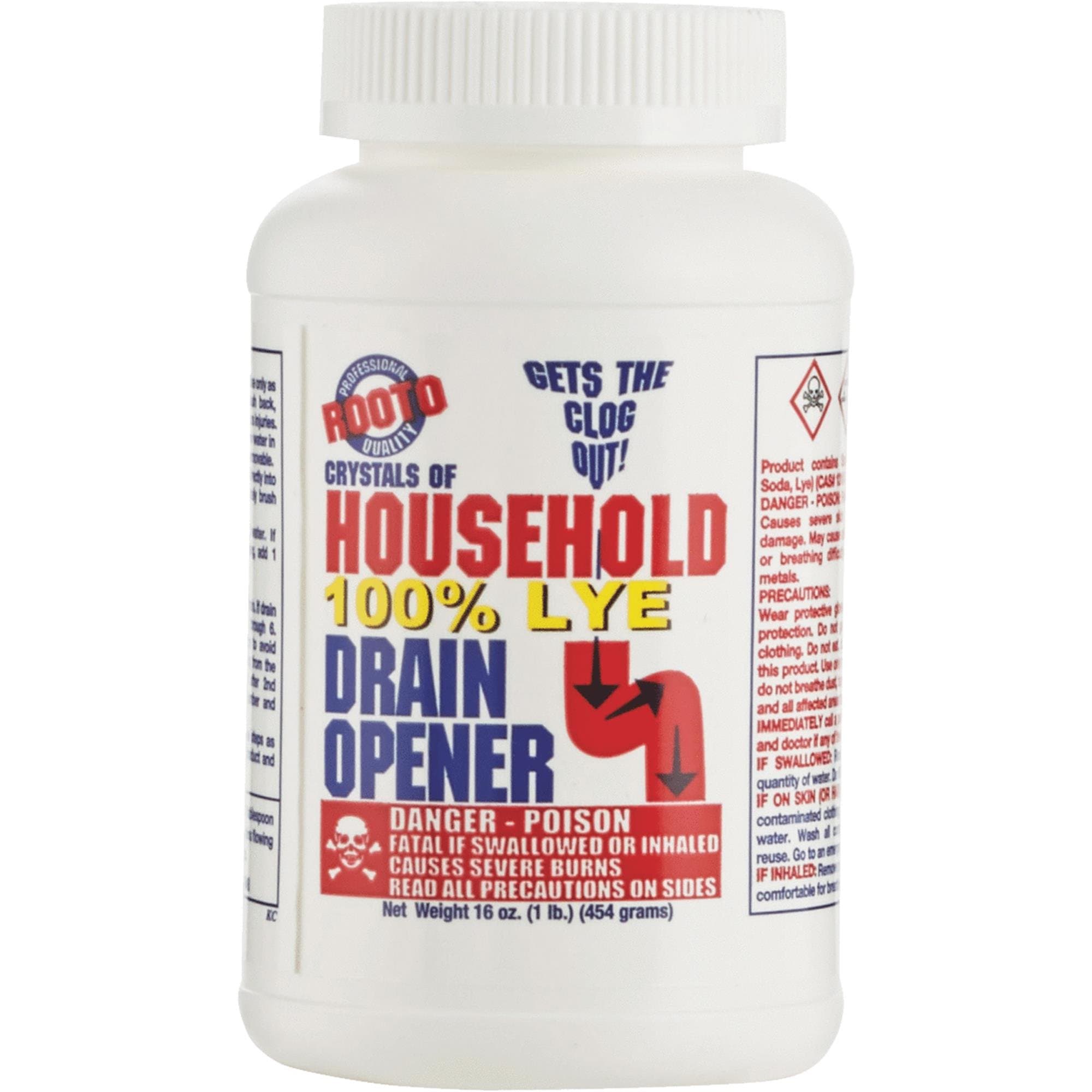 1030 Corp. 1 Lb. Drain Cleaner With Lye by Rooto