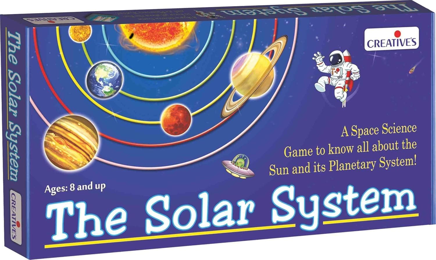 Creative’s The Solar System Board Game – Fun & Educational Space Science Game for Kids Ages 8+ | STEM Learning Toy to Explore Planets, The Sun & Astronomy| Learning Game for Kids