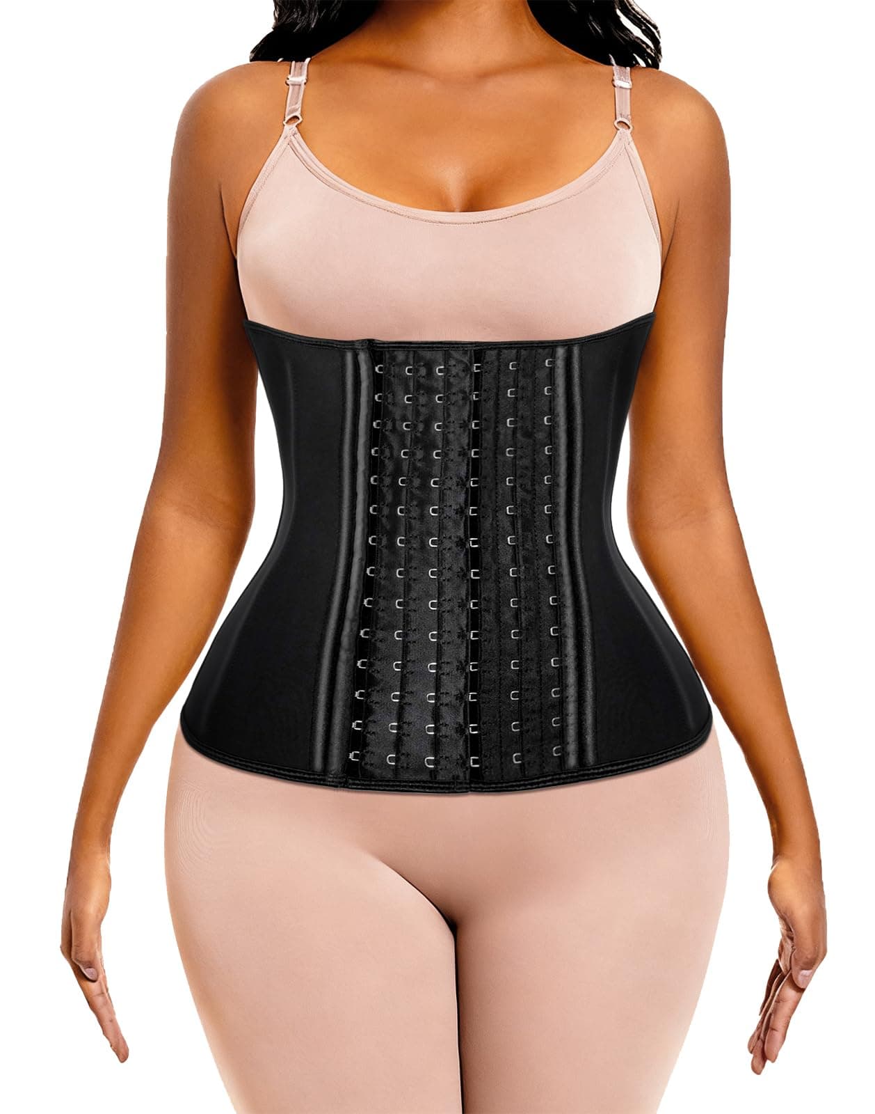 Waist Trainer for Women - 9/25 Steel Bones & Additional Extender Cincher Corset for Hourglass body Shaper