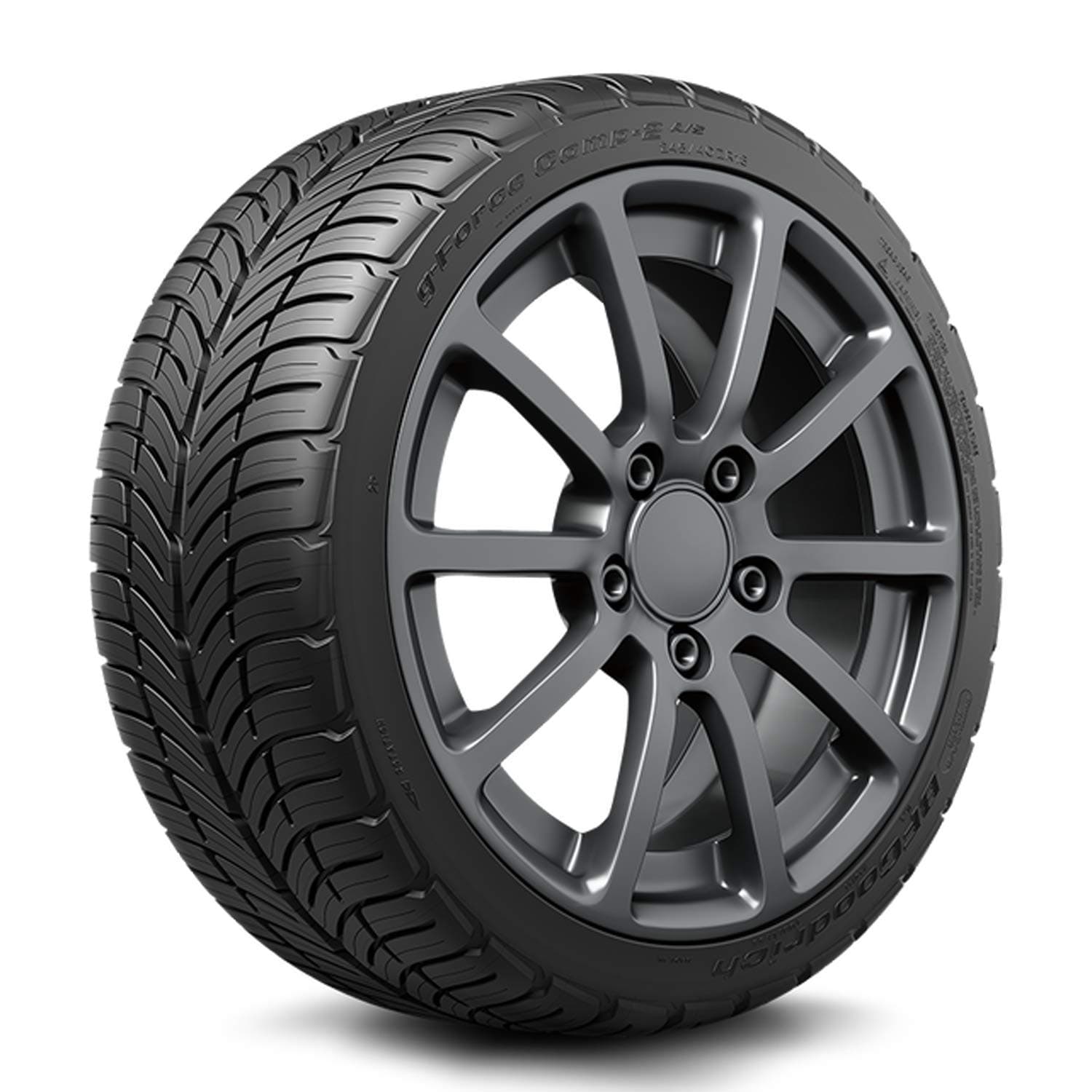 G-Force Comp-2 A/S Plus All-Season Radial Car Tire for Ultra-High Performance, 245/45ZR20/XL 103Y