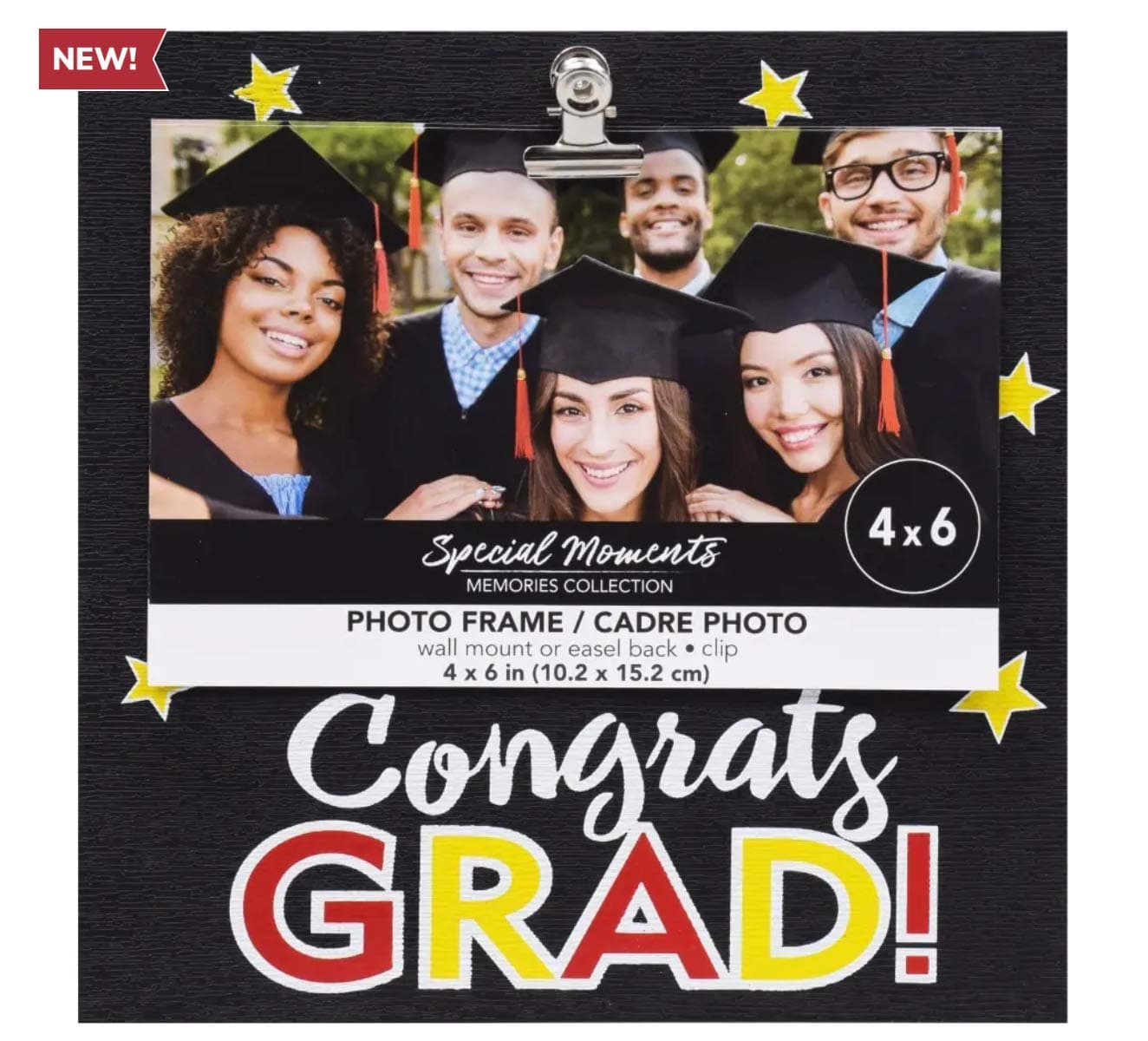 Special Moments Congrats Grad Clip Graduation Clip Picture Frames, 4x6 in.