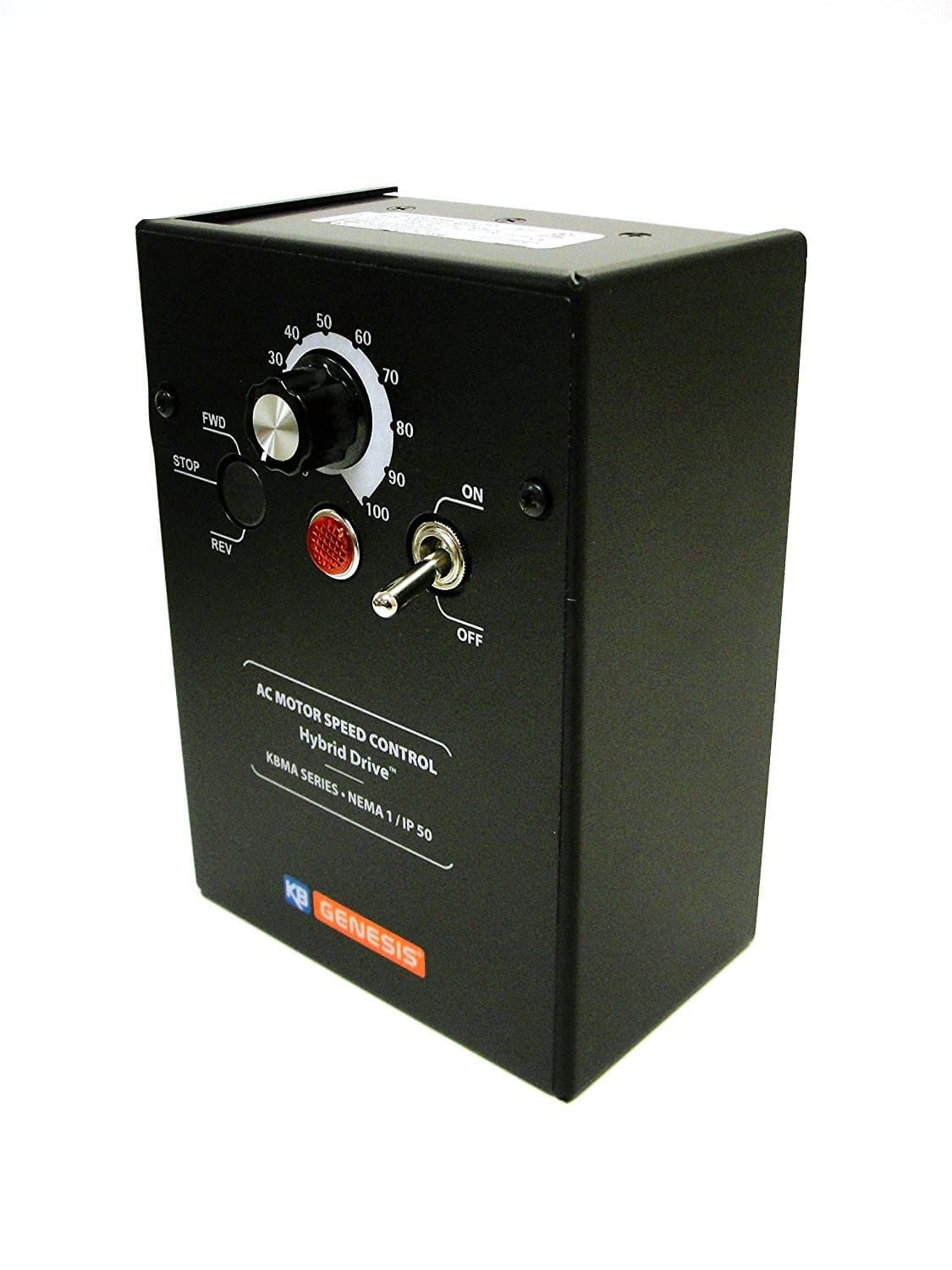 KB Electronics, 9533, KBMA-24D, 1HP, 1-Phase, 110-120V;200-240V (Input), 3-Phase, 240V (Output) - (for Use With 3-Phase Motor) Nema 1 Enclosure, Variable Frequency Drives